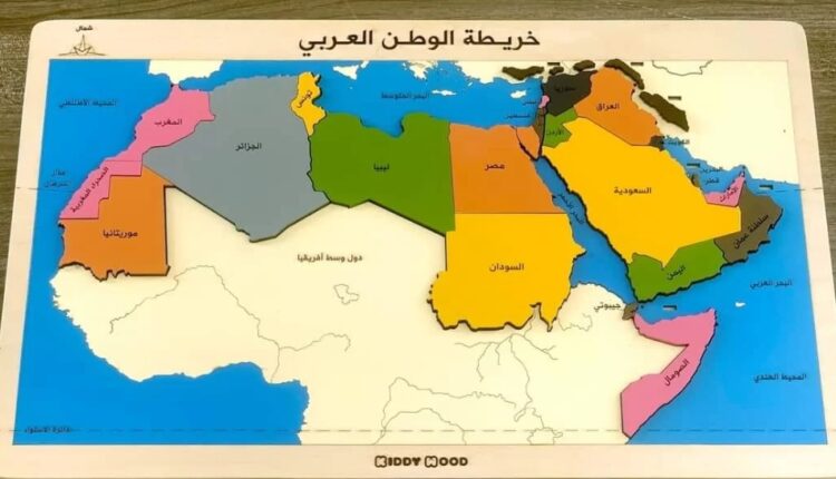 خريطة الوطن العربي